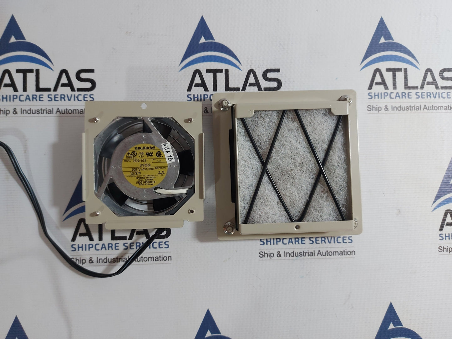 IKURA 2620-039 UP92B20 ALUMINUM FRAME COOLING FAN