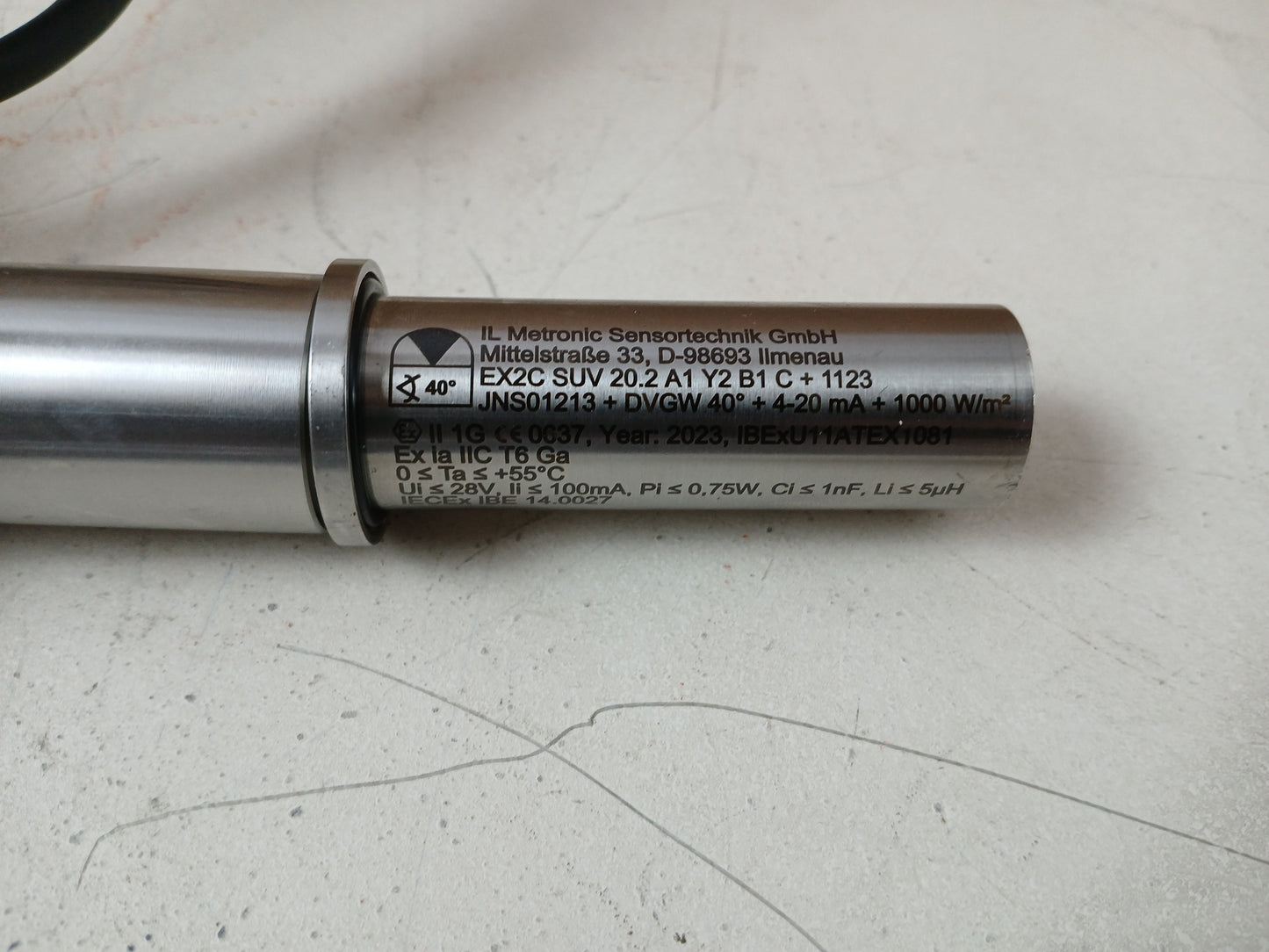 IL METRONIC 9008373-01 SENSOR WITH POWER CABLE