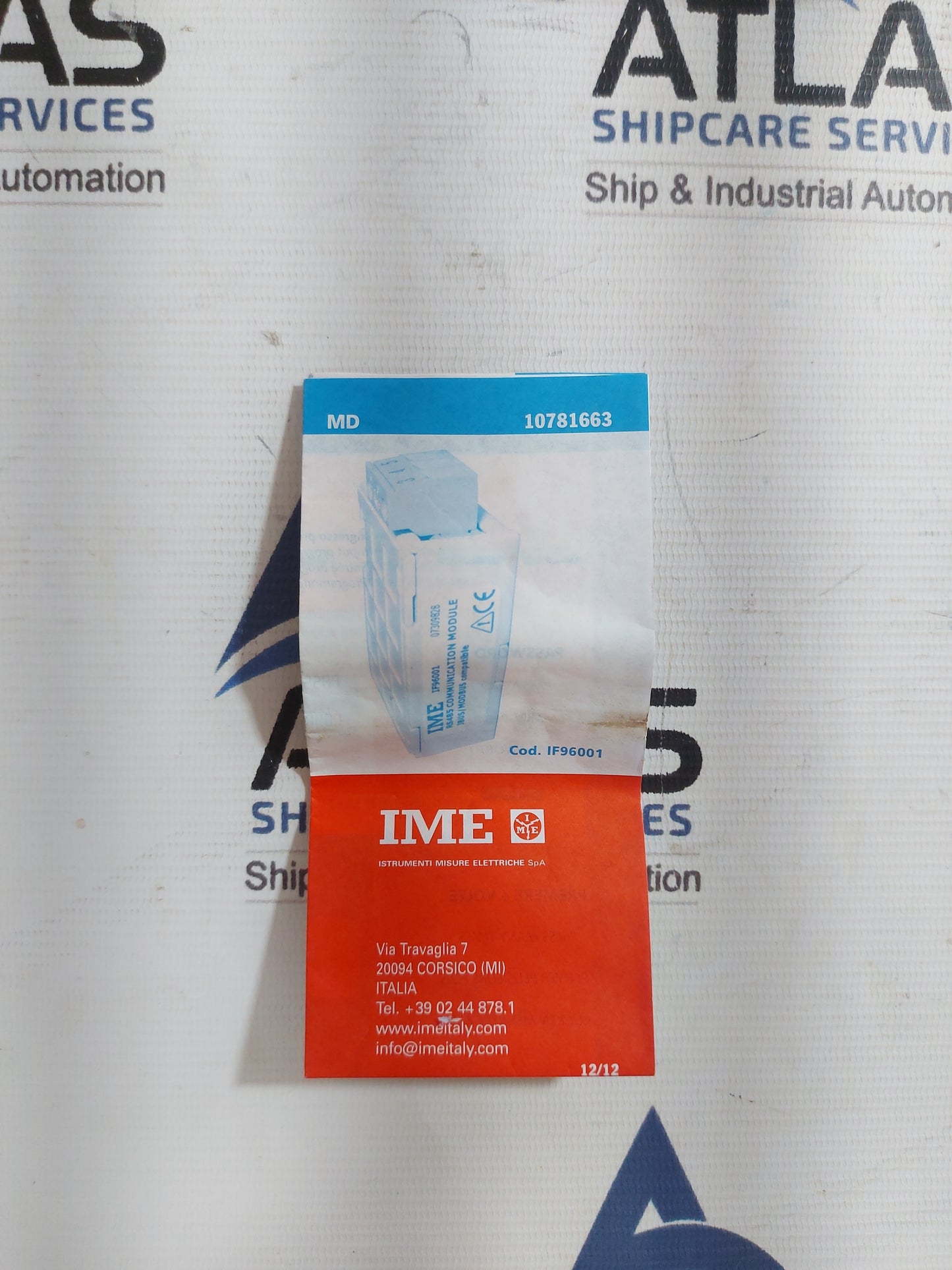 IME IF96001 NEMO 96 HD e HD+ RS485 COMMUNICATION MODULE