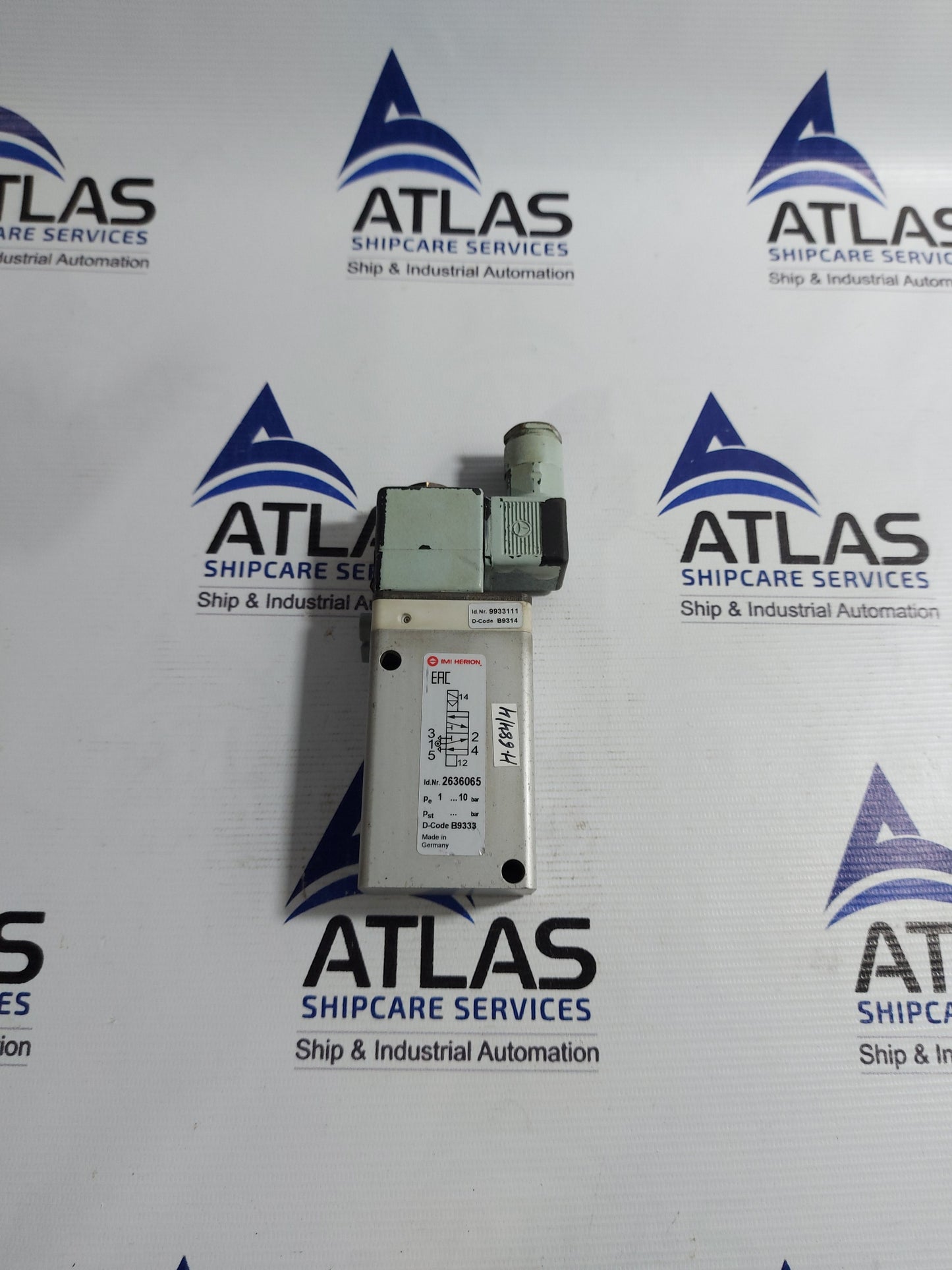 IMI HERION 2636065 PNEUMATIC SOLENOID VALVE
