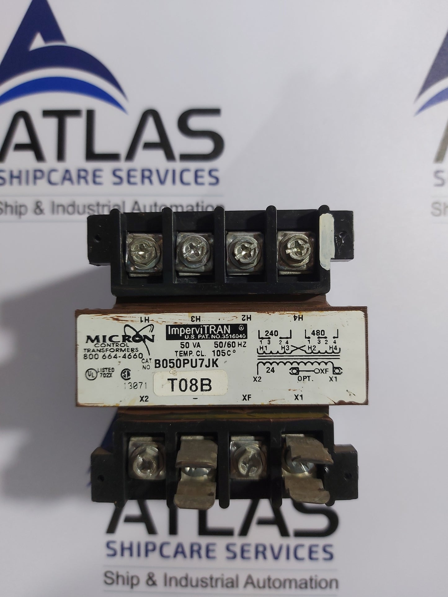 IMPERVITRAN B050PU7JK MICRON CONTROL TRANSFORMER