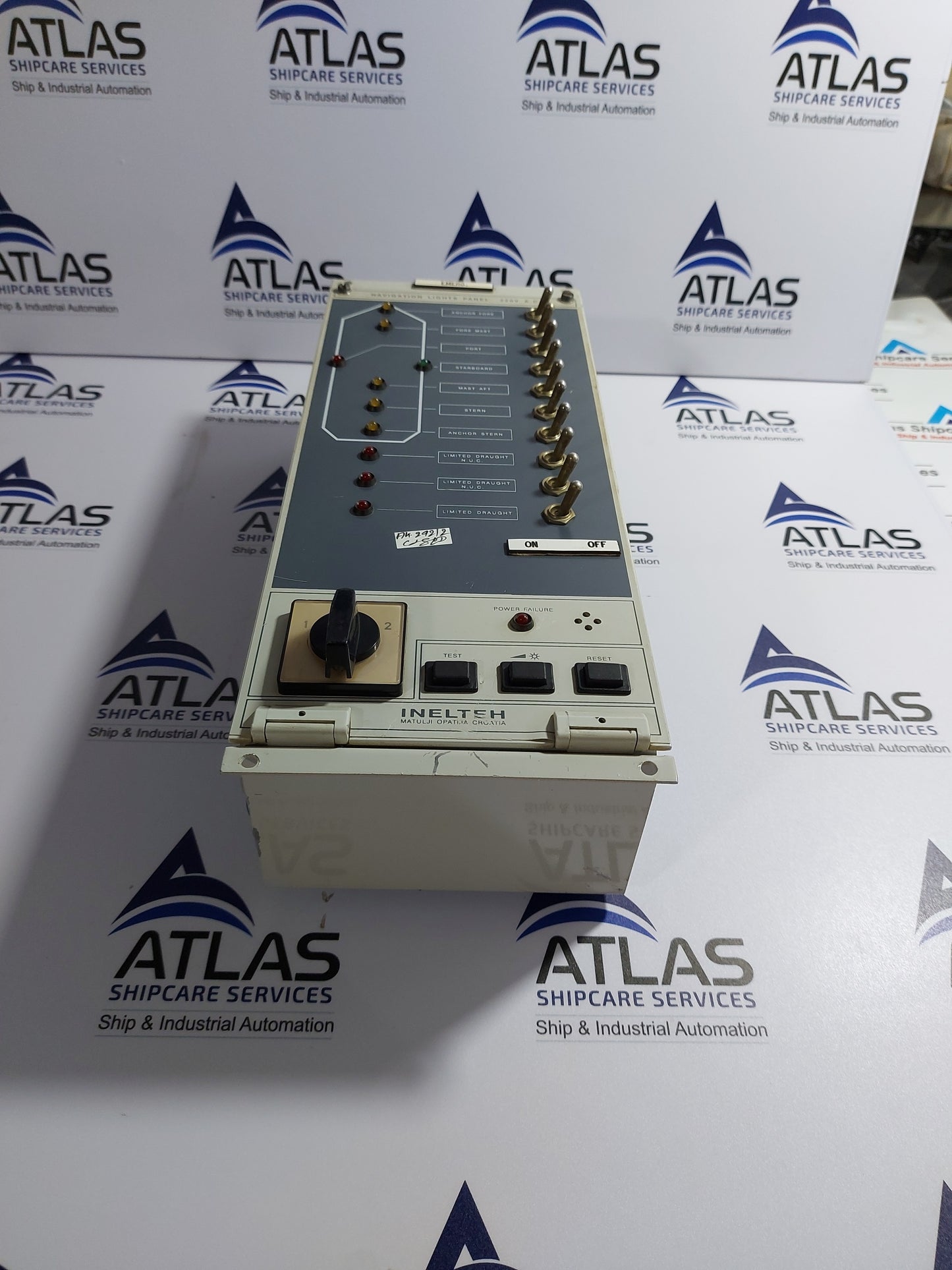 INELTEH NLP-220 NAVIGATION LIGHTS PANEL 220V AC