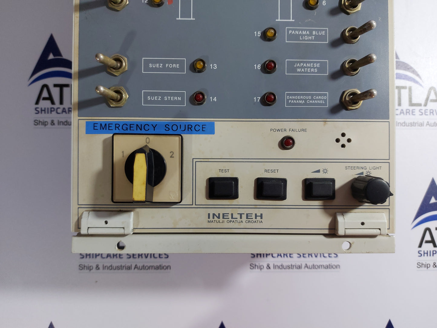 INELTEH SLP-220 SIGNAL LIGHTS PANEL 220V AC