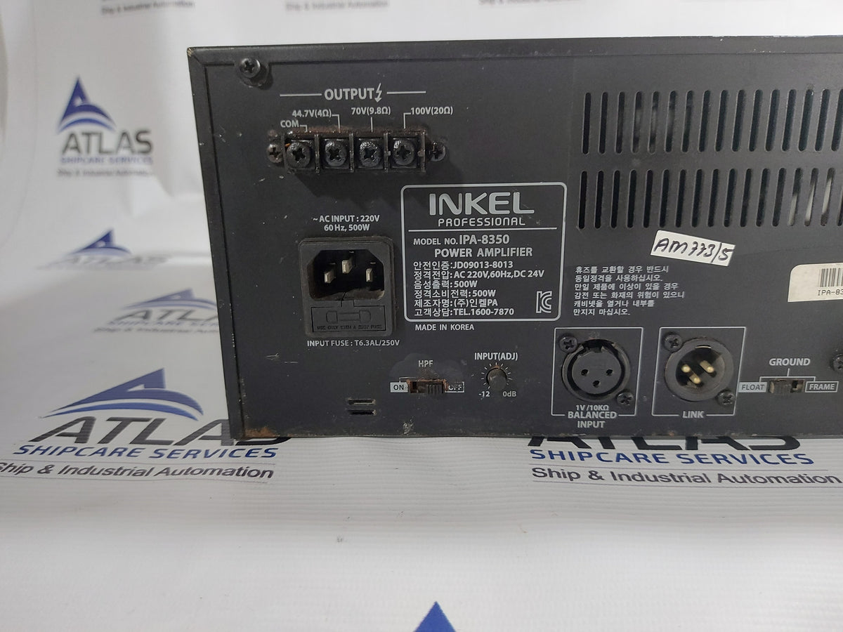 INKEL PROFESSIONAL IPA-8350 POWER AMPLIFIER