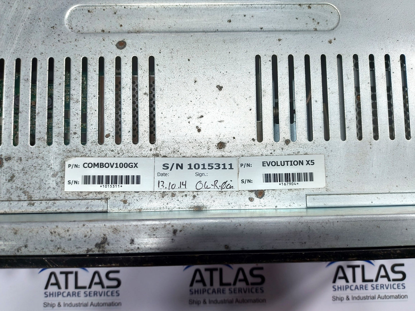 INMARSAT COMBOV100GX P/N 1004770 SEVSAT UNIVERSAL PANEL PC 5U 12,1"RT 1280x800WS