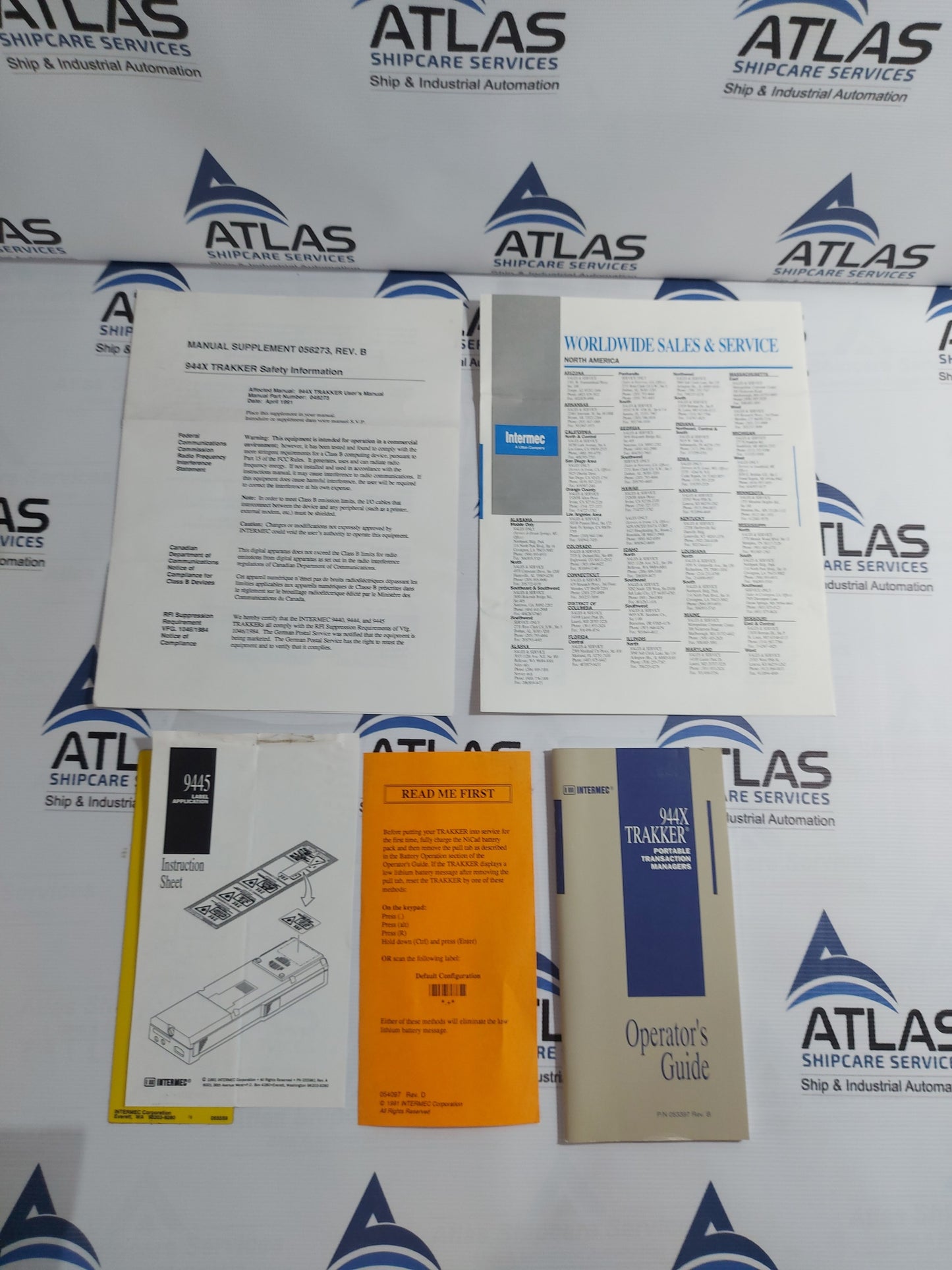 INTERMEC 9445 TRAKKER SCANNER