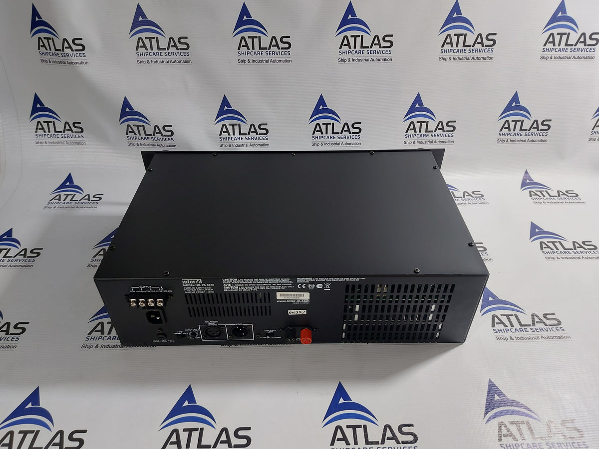 INTERM PA-6348 PUBLIC ADDRESS POWER AMPLIFER