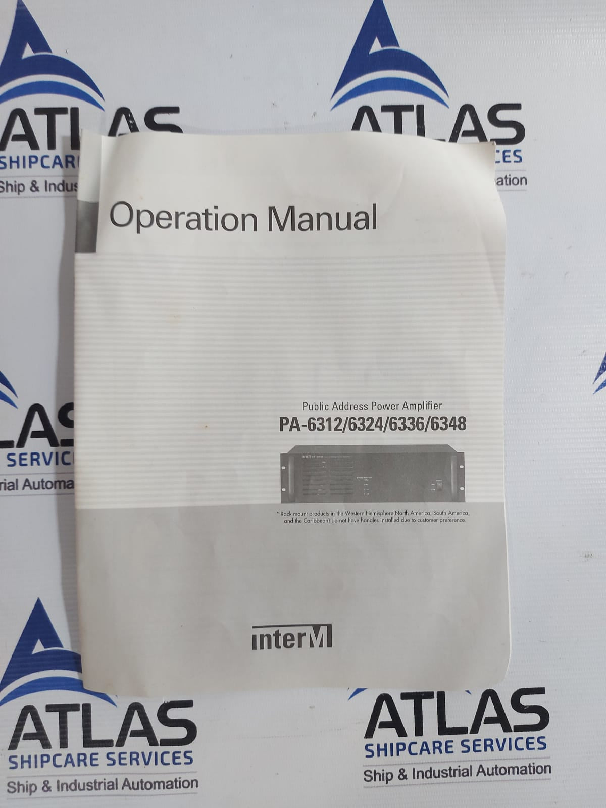 INTERM PA-6348 PUBLIC ADDRESS POWER AMPLIFER