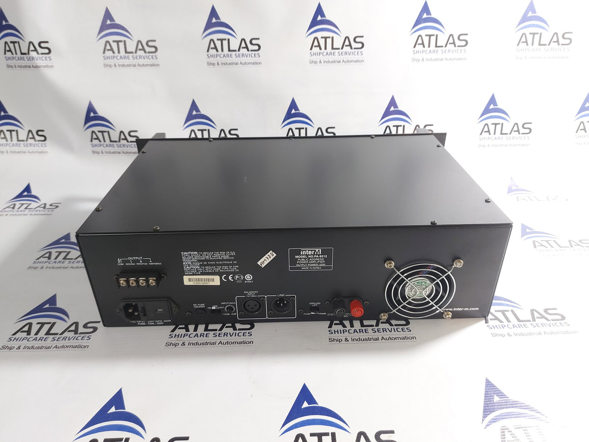 INTERM PA-9312 PUBLIC ADDRESS POWER AMPLIFIER
