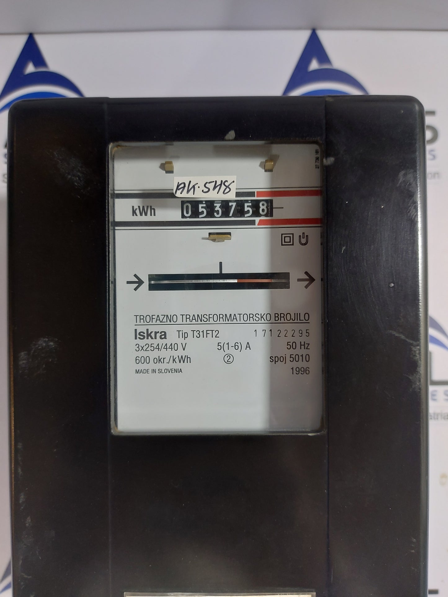 ISKRA TIP T31FT2 THREE-PHASE TRANSFORMER METER 440V 50Hz