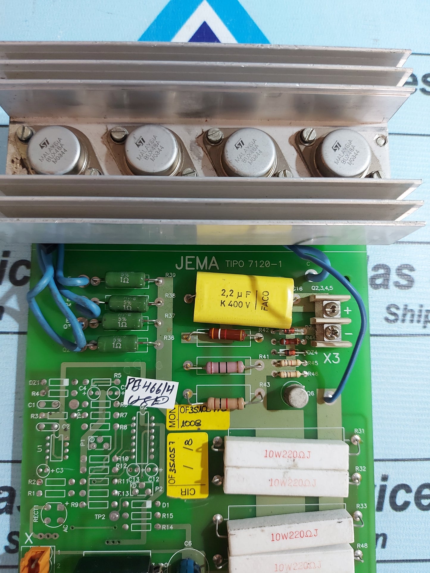JEMA TIPO 7120-1 PRINTED CIRCUIT BOARD
