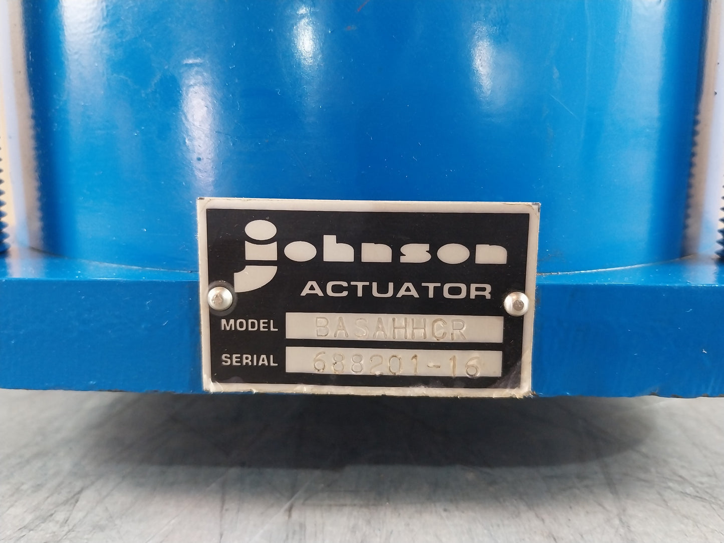 JOHNSON BASAHHCR ACTUATOR