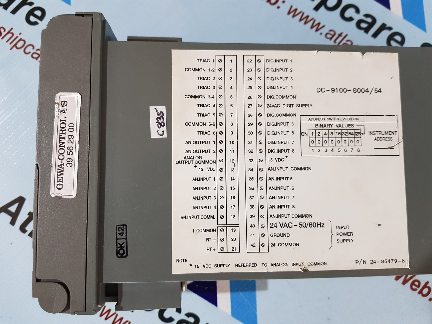 JOHNSON CONTROLS DC-9100-8004/54