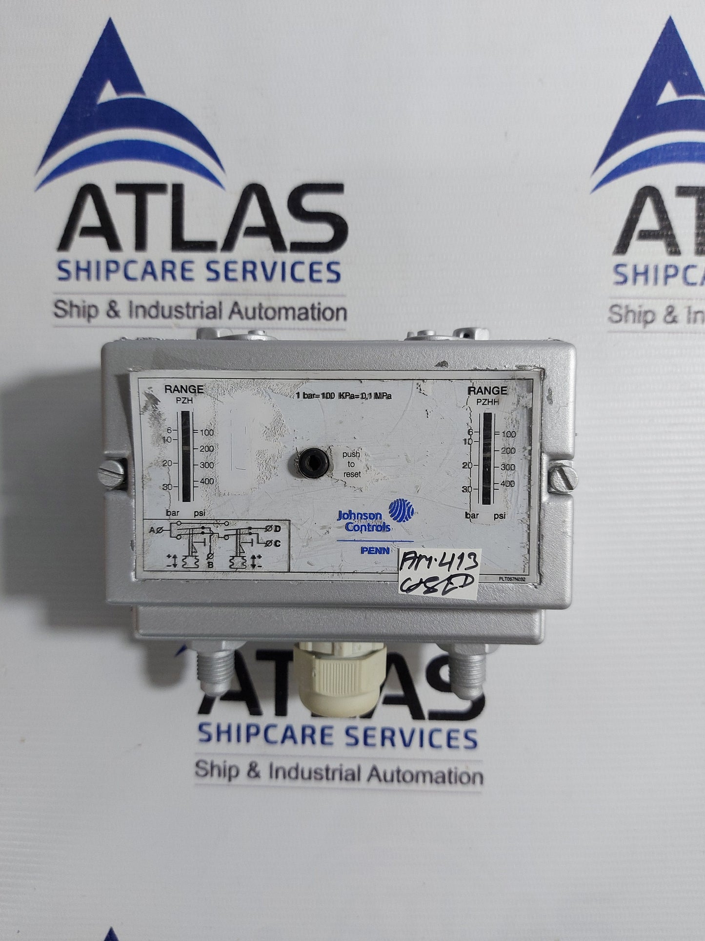 JOHNSON CONTROLS P78PLM-9350 PRESSURE CONTROL SWITCH