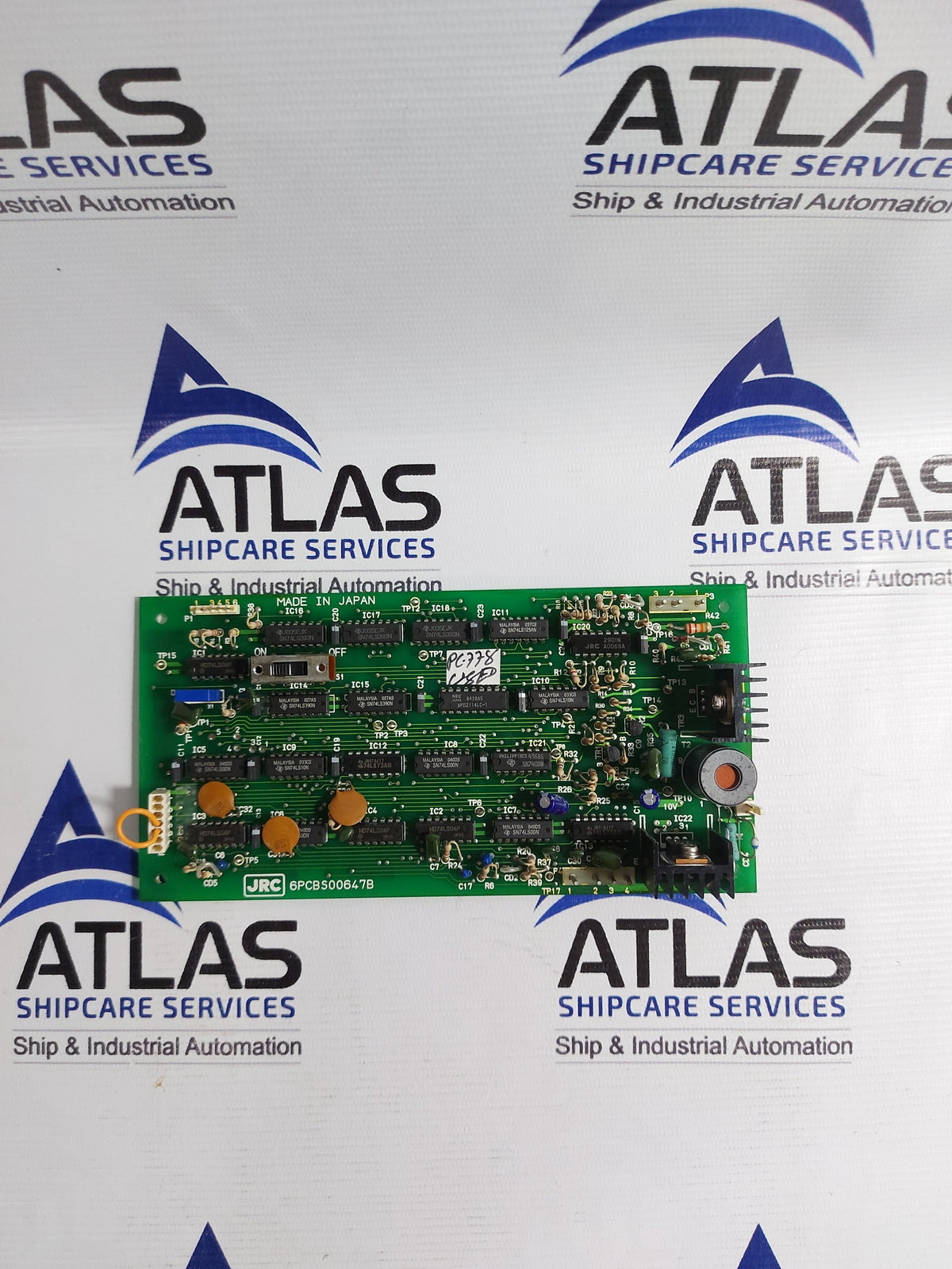 JRC CDJ-343 PRINTED CIRCUIT BOARD PCB 6PCBS00647B