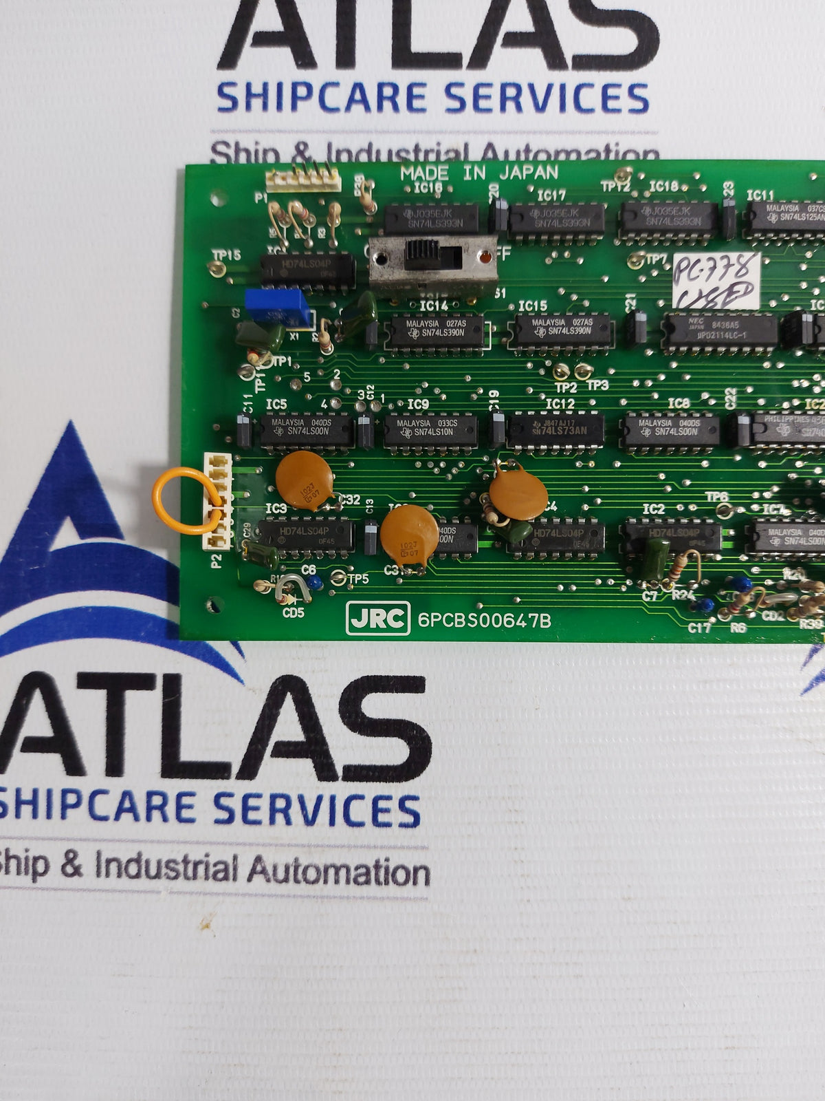 JRC CDJ-343 PRINTED CIRCUIT BOARD PCB 6PCBS00647B