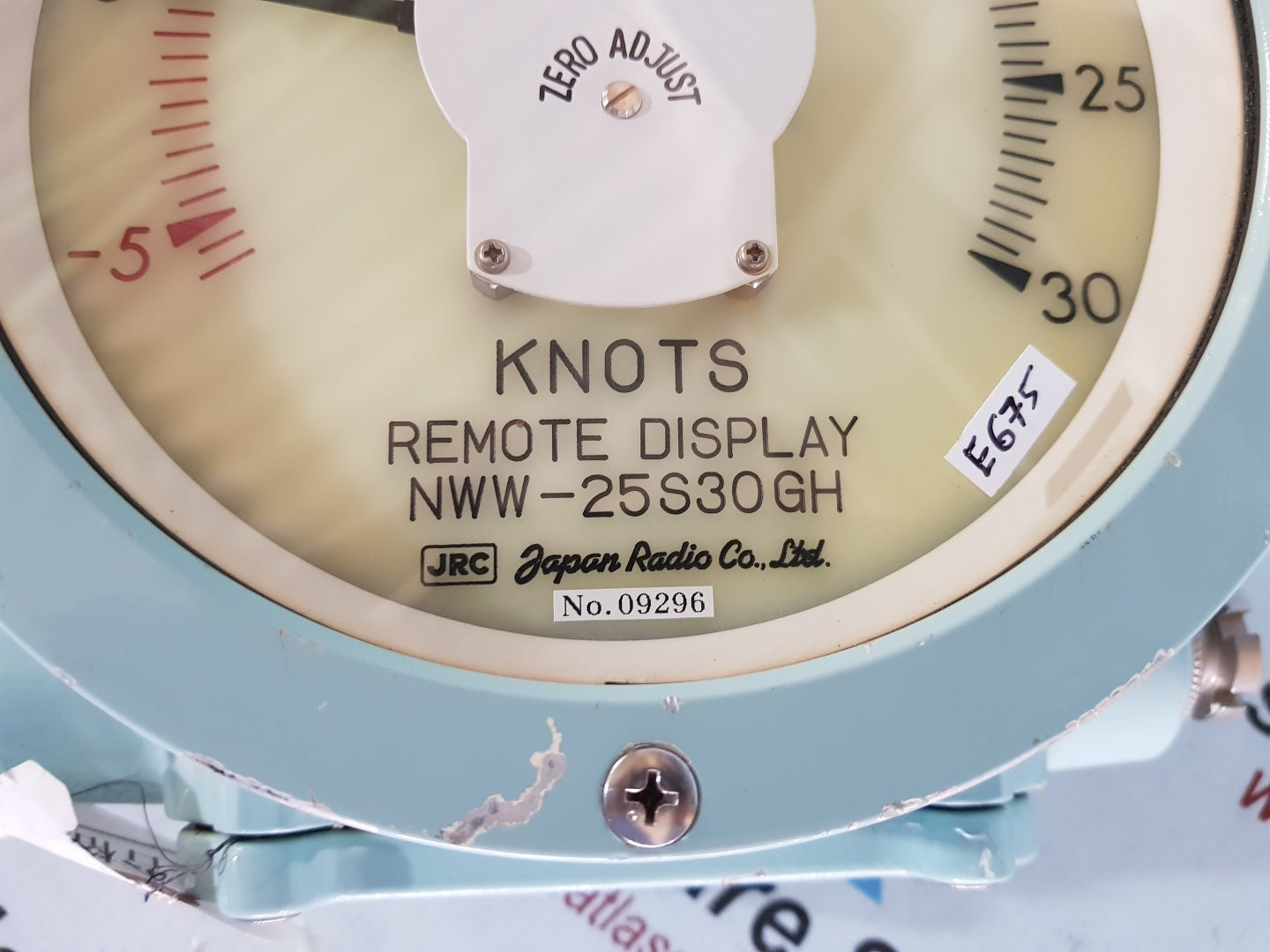 JRC NWW-25S30GH Knots Remote Display