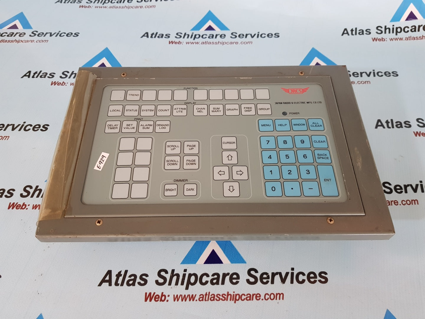 JRCS JSD-160V Monitor Control System SMS-U240A-5 Operation Panel
