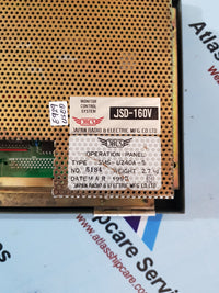 JRCS JSD-160V Monitor Control System SMS-U240A-5 Operation Panel
