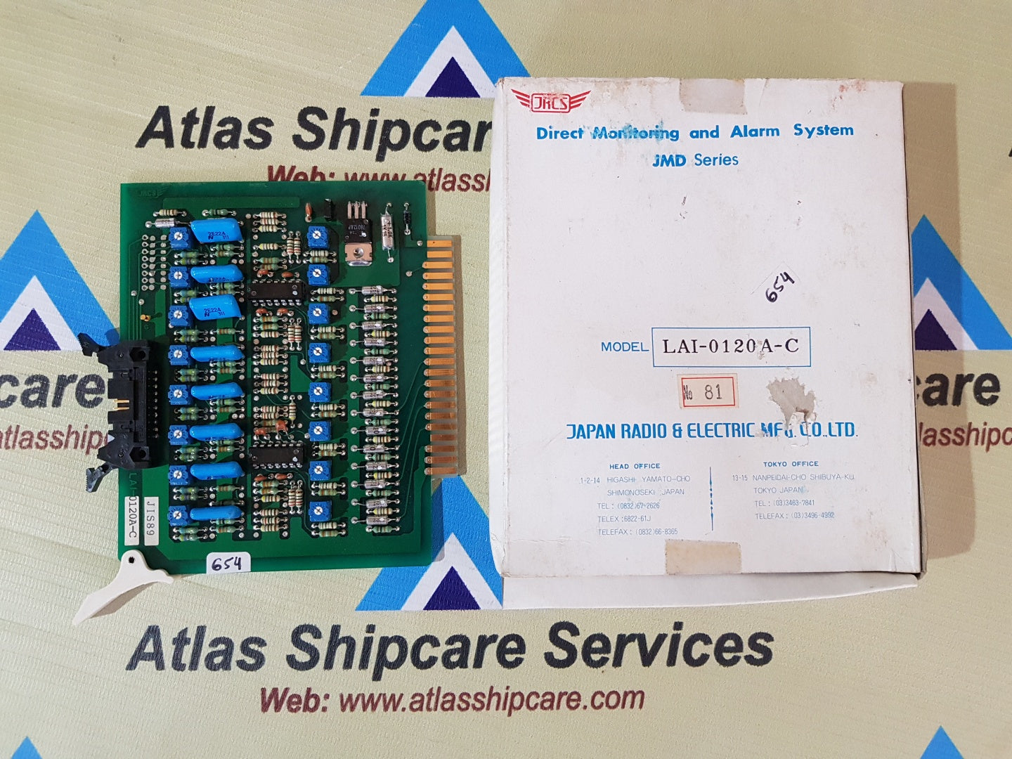 JRCS LAI-0120A-C DIRECT MONITORING AND ALARM SYSTEM
