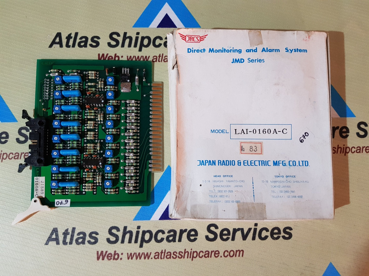 JRCS LAI-0160A-C DIRECT MONITORING AND ALARM SYSTEM