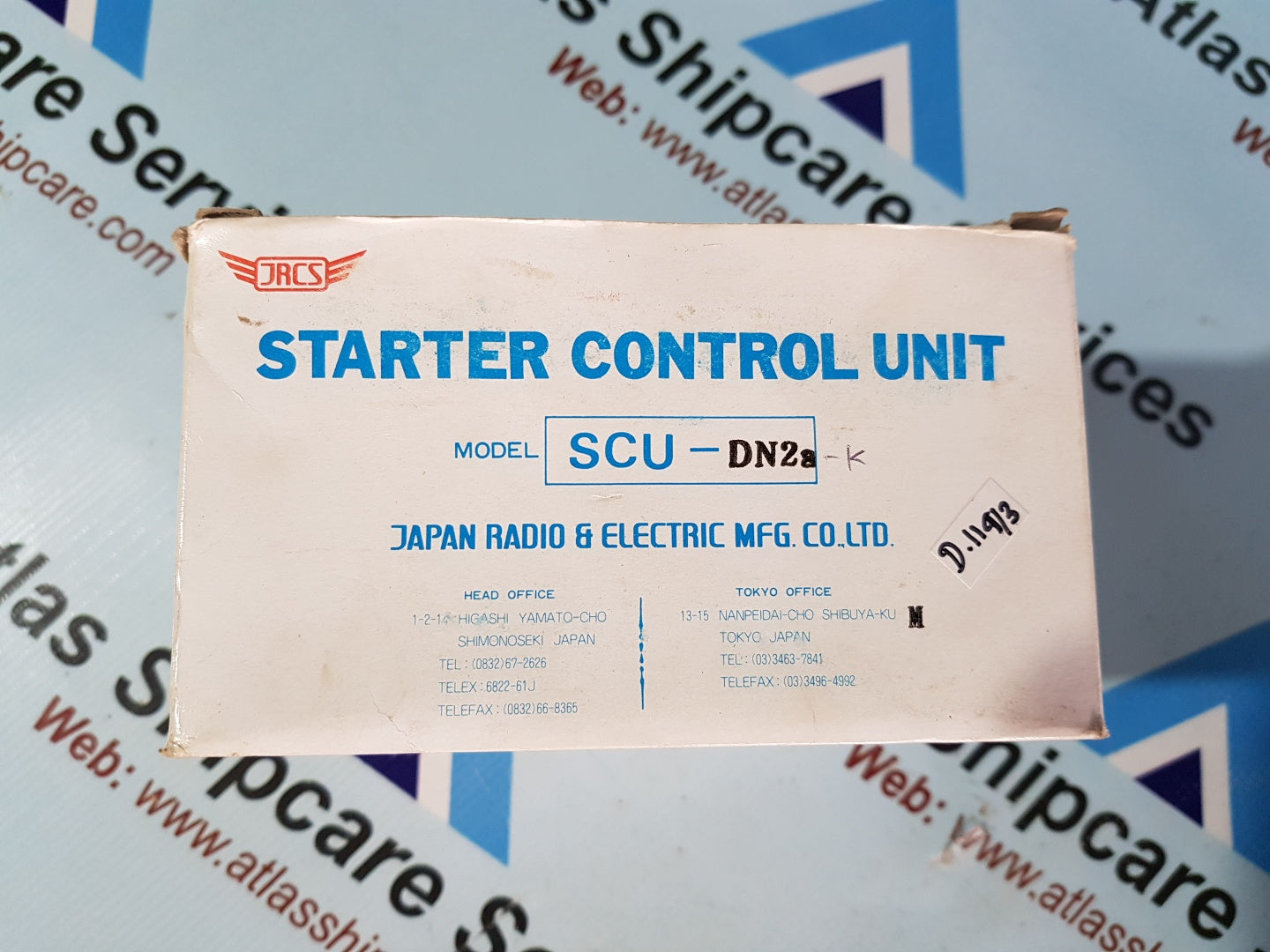 JRCS SCU-DN2A-K STARTER CONTROL UNIT