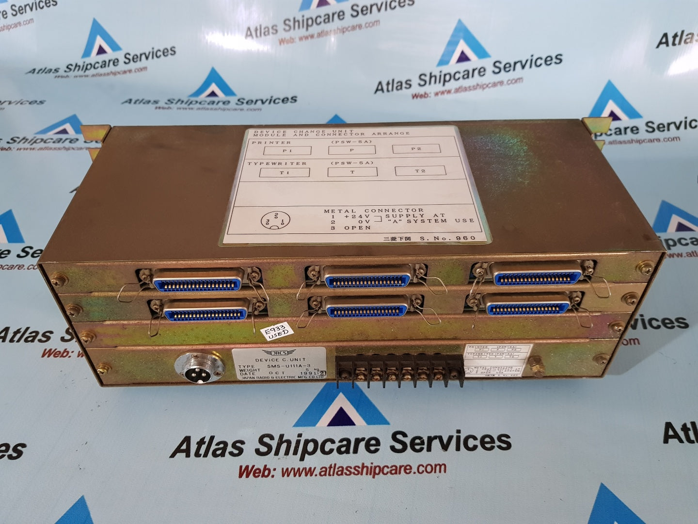 JRCS SMS-U111A-3 Device C.Unit