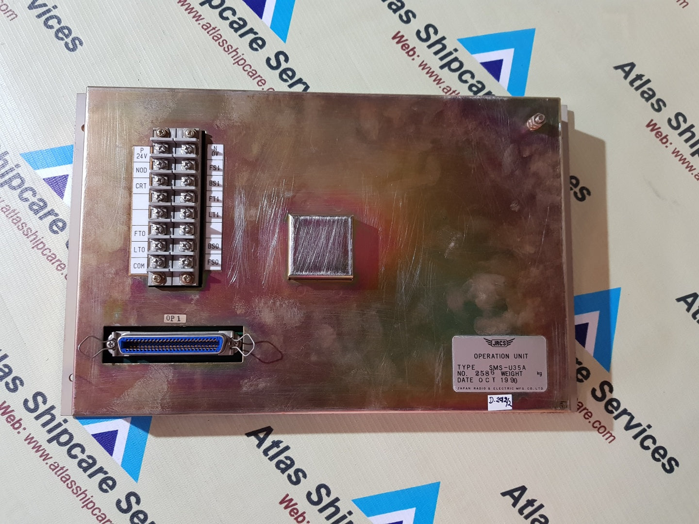 JRCS SMS-U35A OPERATION PANEL