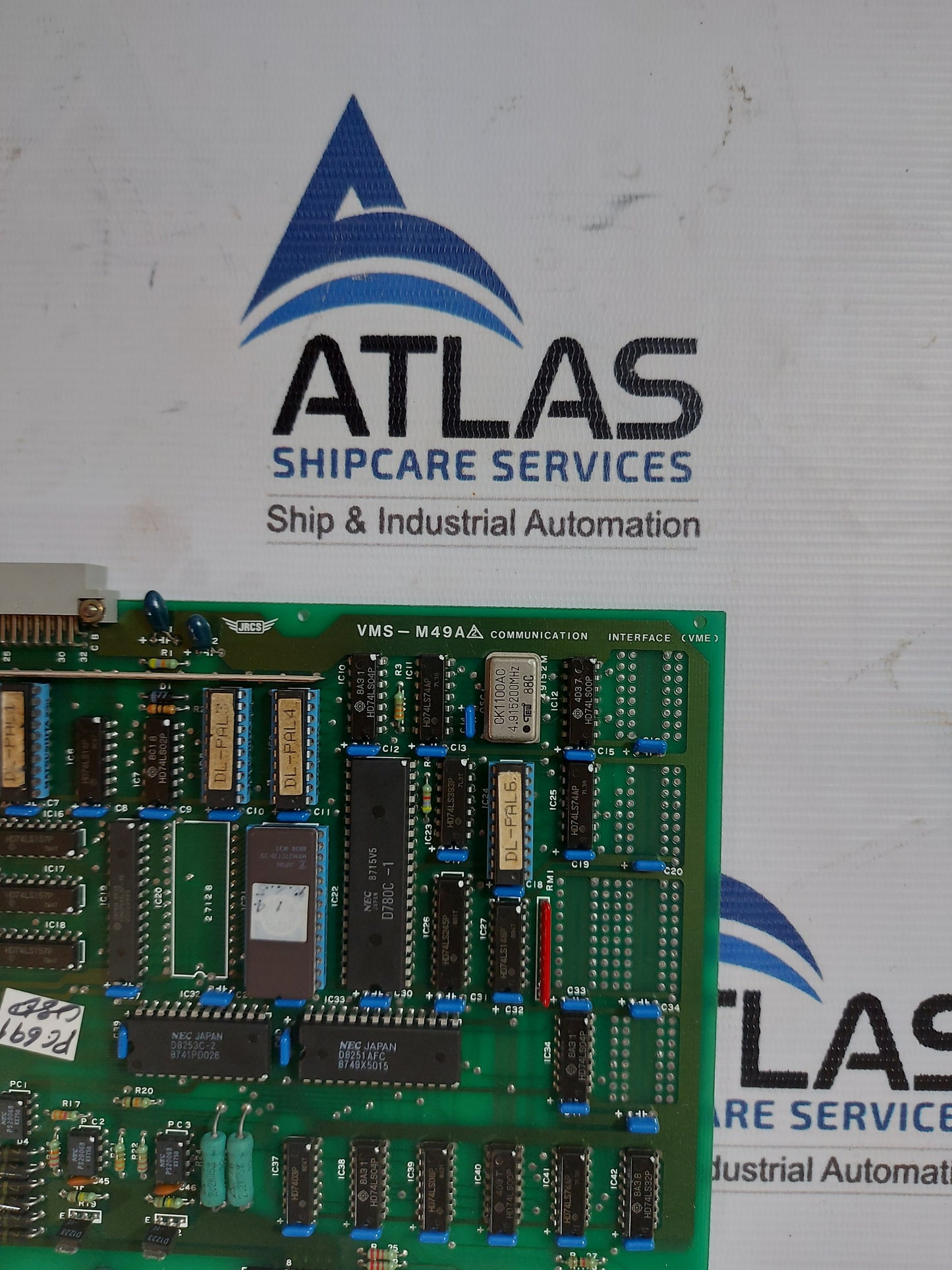 JRCS VMS-M49A/VMS-49A-2 COMMUNICATION INTERFACE (VME) PCB CARD