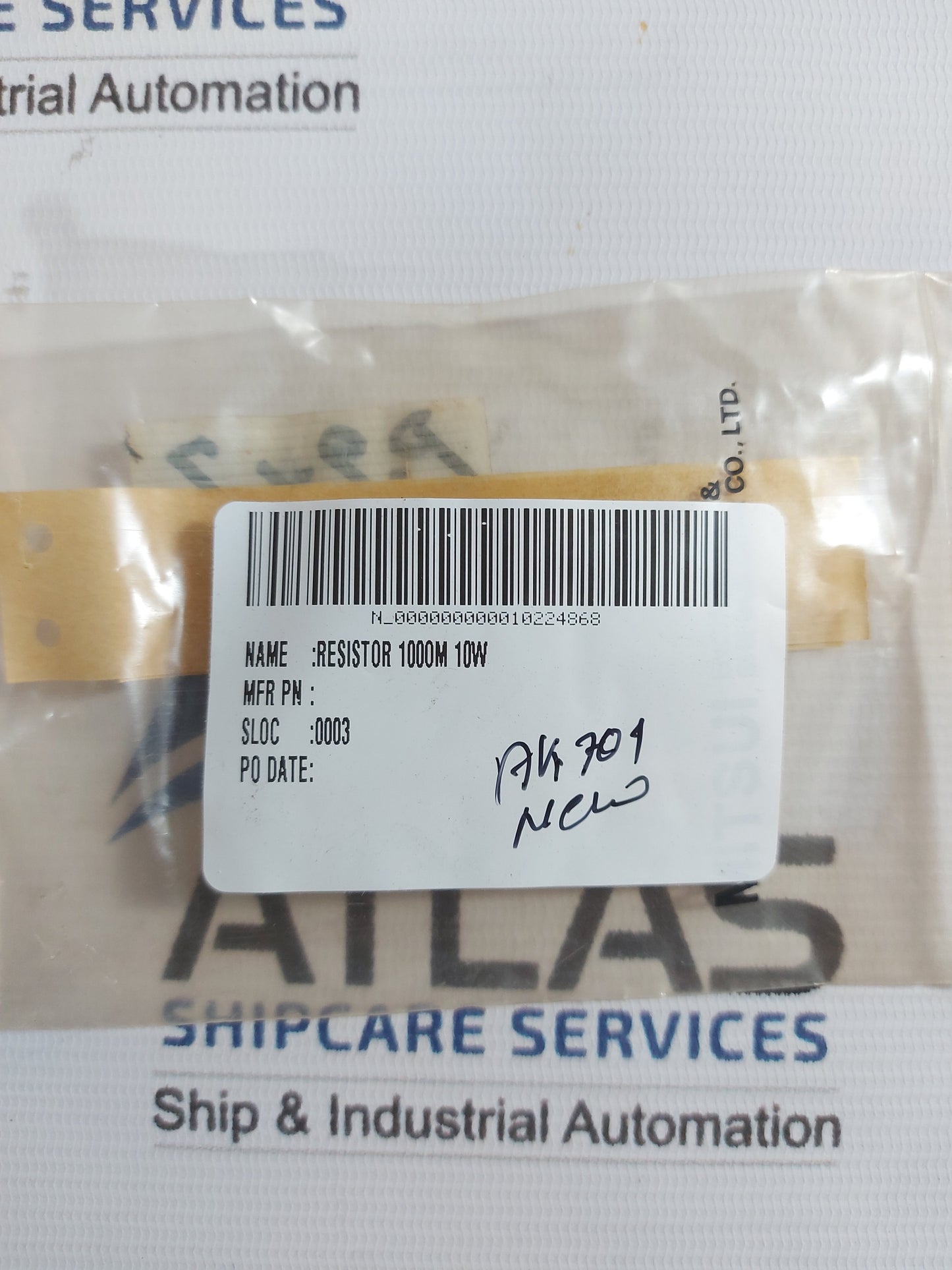 JRM GH20W 100ΩJ CERAMIC TUBE RESISTOR