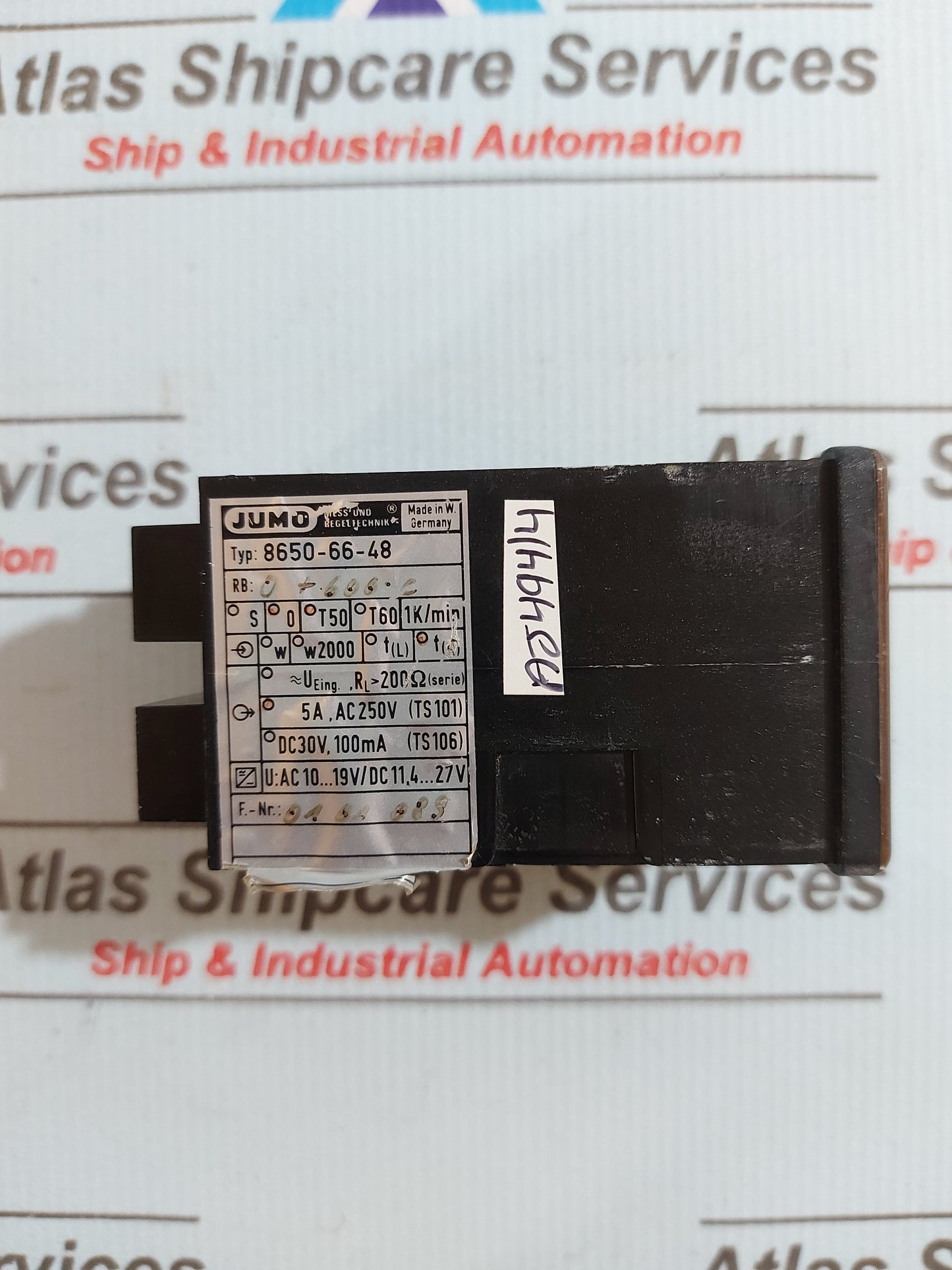JUMO 8650-66-48 TEMPERATURE CONTROLLER MINT 0 - 600'C