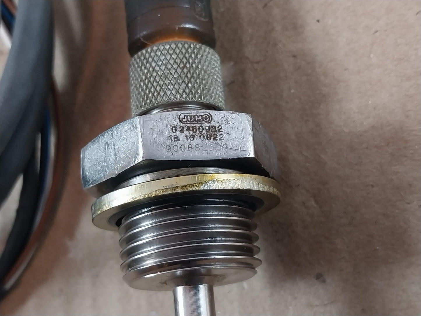 JUMO 900632502 THERMOMETER RESISTANCE 1.3 METER CABLE