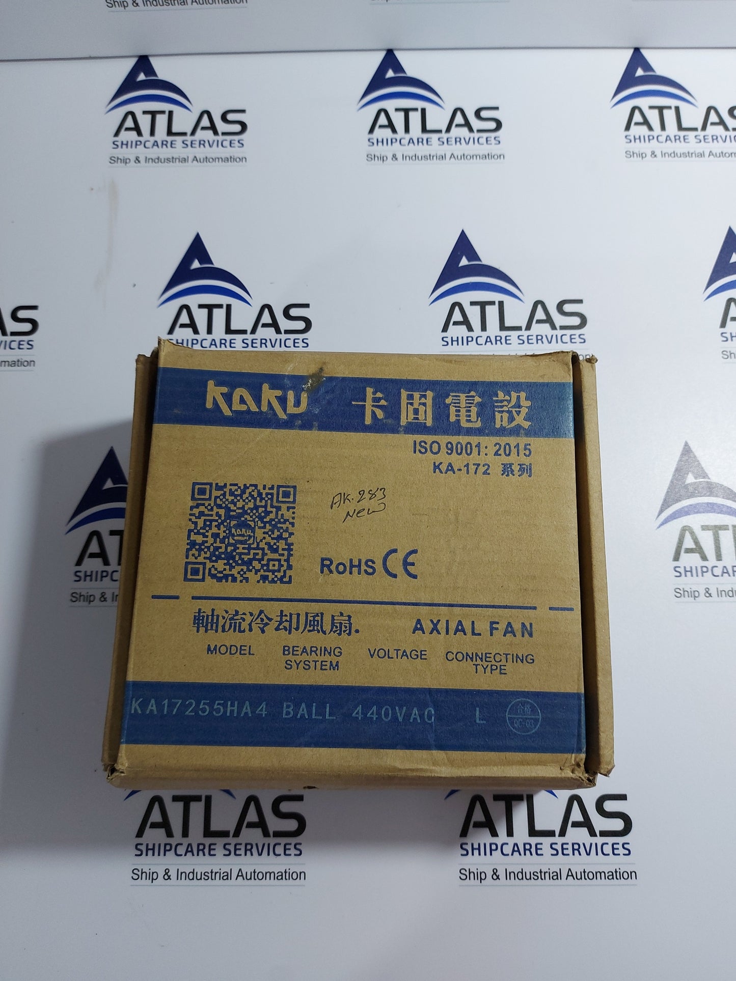KAKU KA1725/5HA4-3 3-440VAC 50/60Hz 0.08/0.06A BALL BEARING METAL COOLING FAN