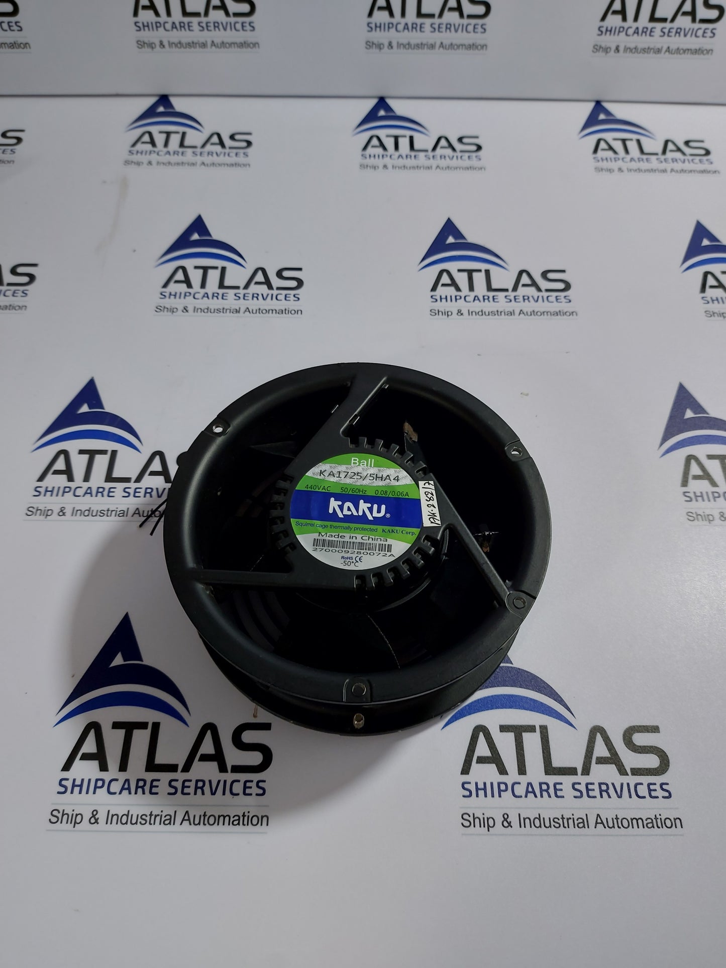 KAKU KA1725/5HA4 440VAC 50/60Hz 0.08/0.06A BALL BEARING METAL COOLING FAN