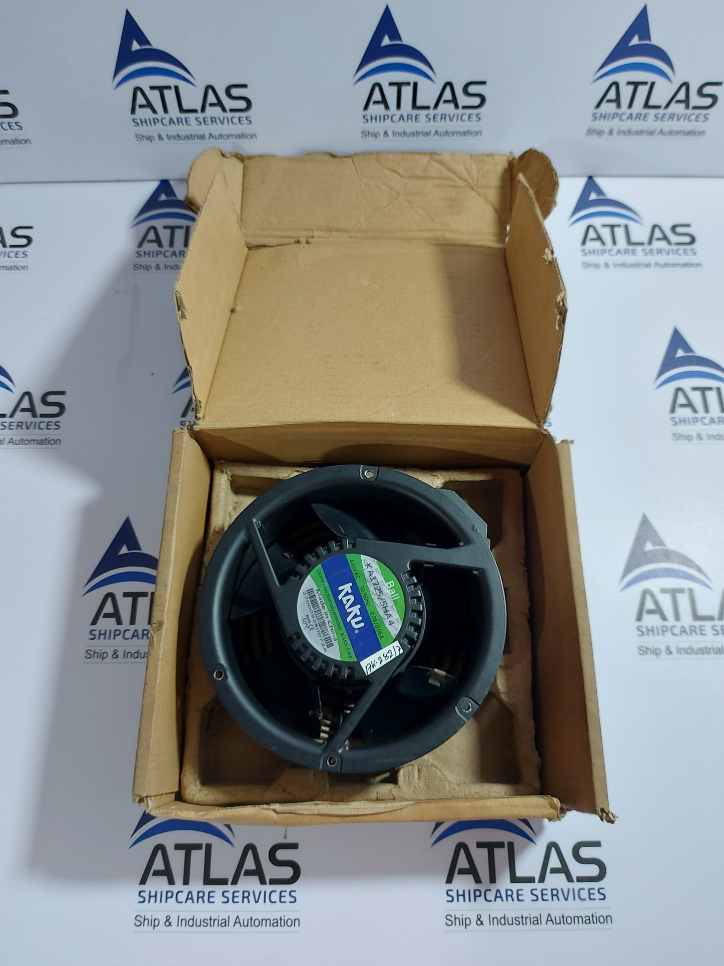 KAKU KA1725/5HA4 440VAC 50/60Hz 0.08/0.06A BALL BEARING METAL COOLING FAN