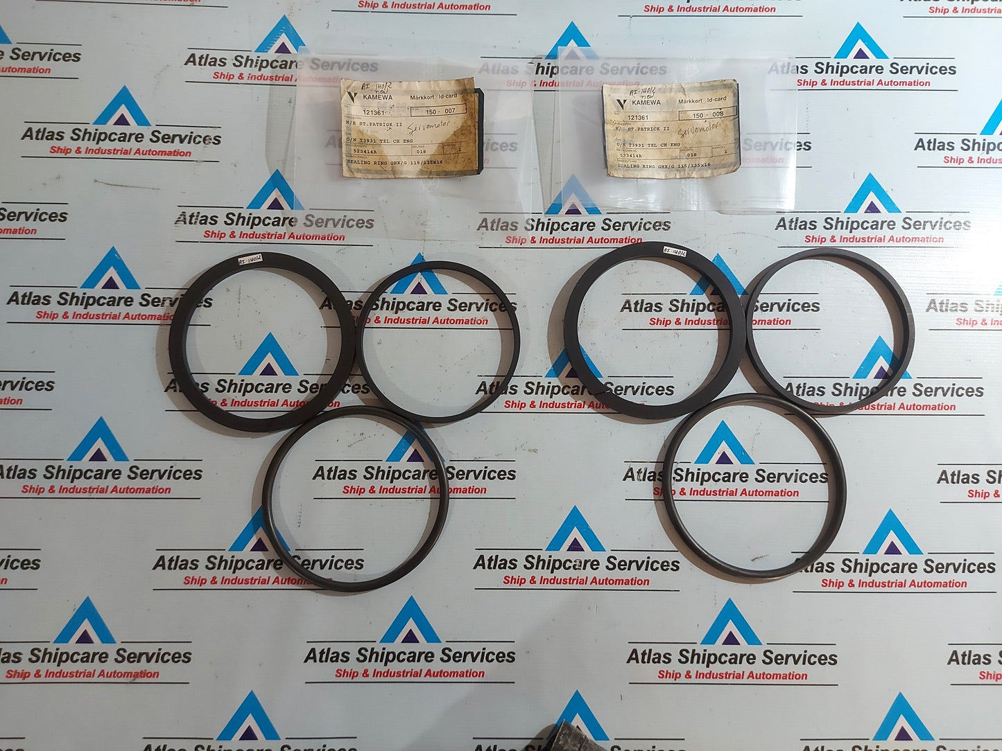 KAMEWA 150-008 SEALING RING GHX/G 115/135x16