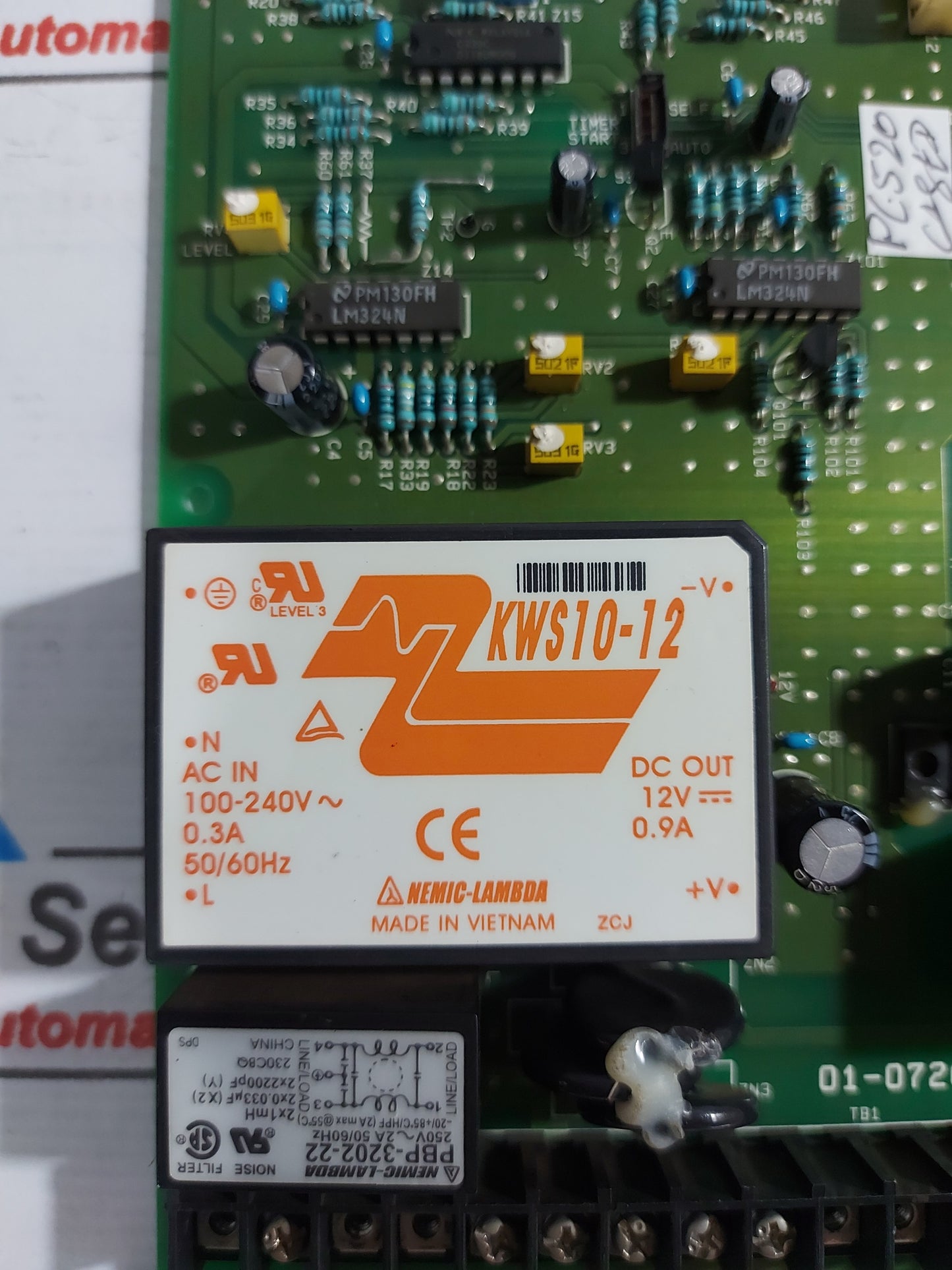 KANAGAWA KIKI 01-726 FIL CONT PCB CARD BOARD