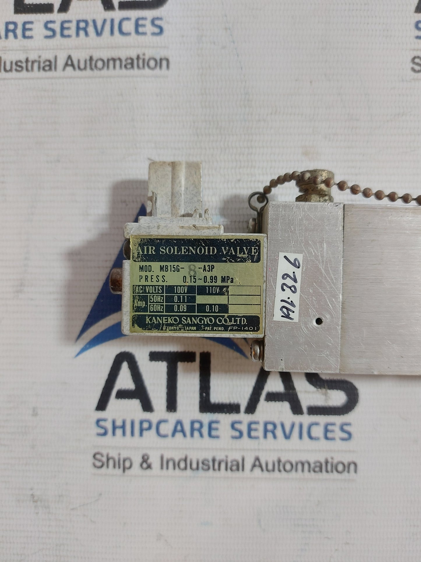 KANEKO SANGYO MB15G-8-A3P AIR SOLENOID VALVE