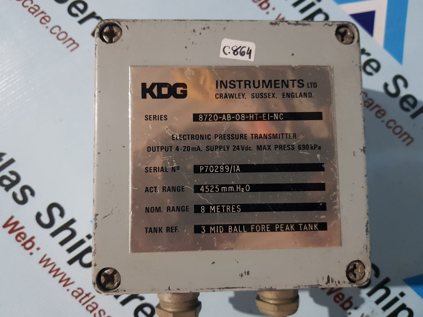 KDG 8720-AB-08-HT-EL-NC ELECTRONIC PRESSURE TRANSMITTER