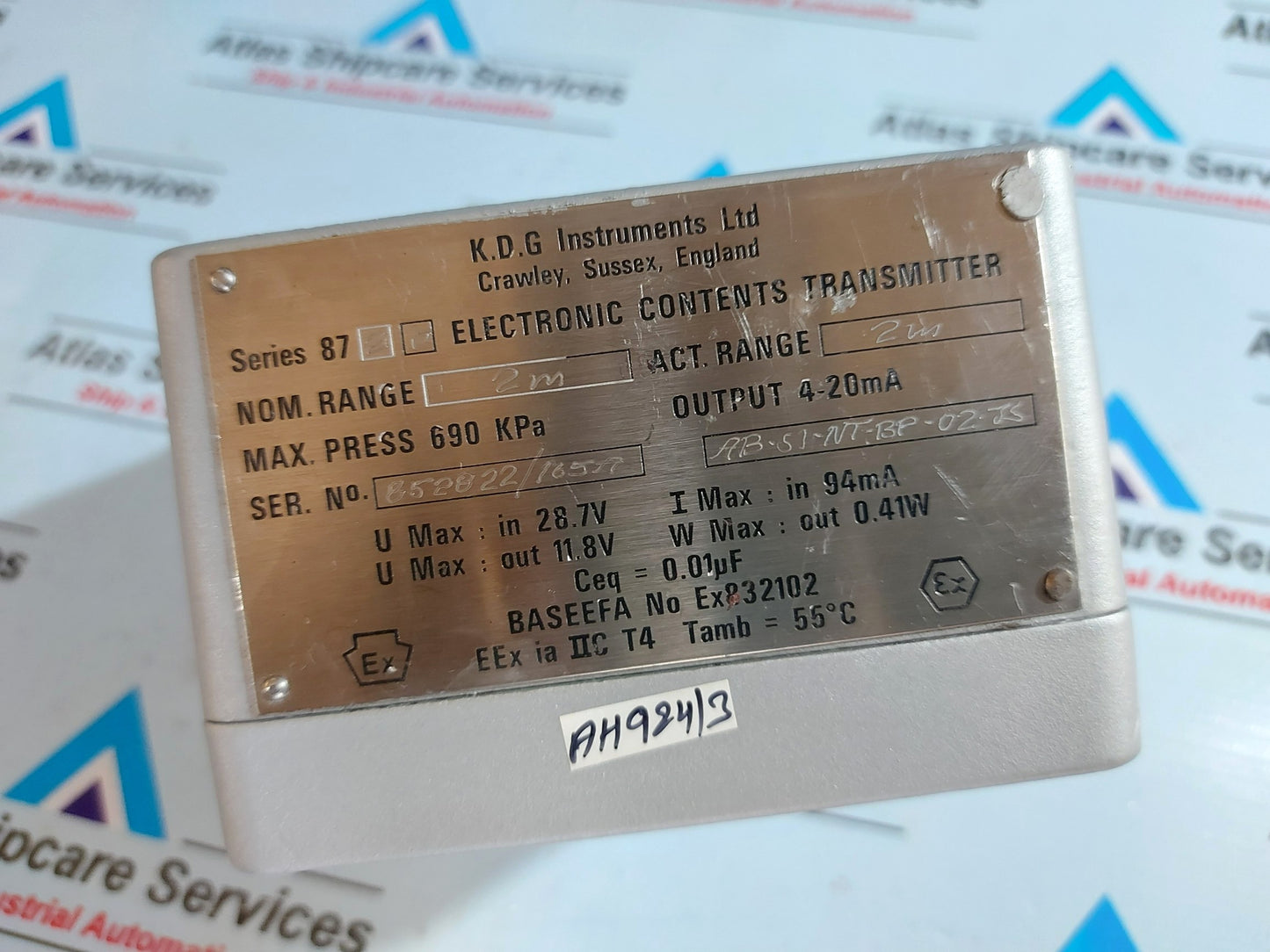 KDG 8720-AB-S1-NT-BP-02-JS ELECTRONIC PRESSURE TRANSMITTER