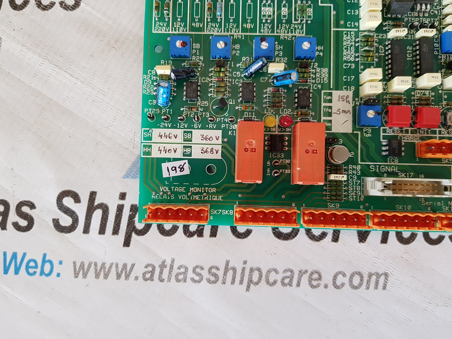 KELAIS VOLTAGE MONITOR C11022-C CARD CIRCUIT