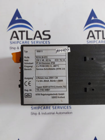 KFM REGELUNGSTECHNIK 930I11 TEMPERATURE CONTROLLER 230V&nbsp;