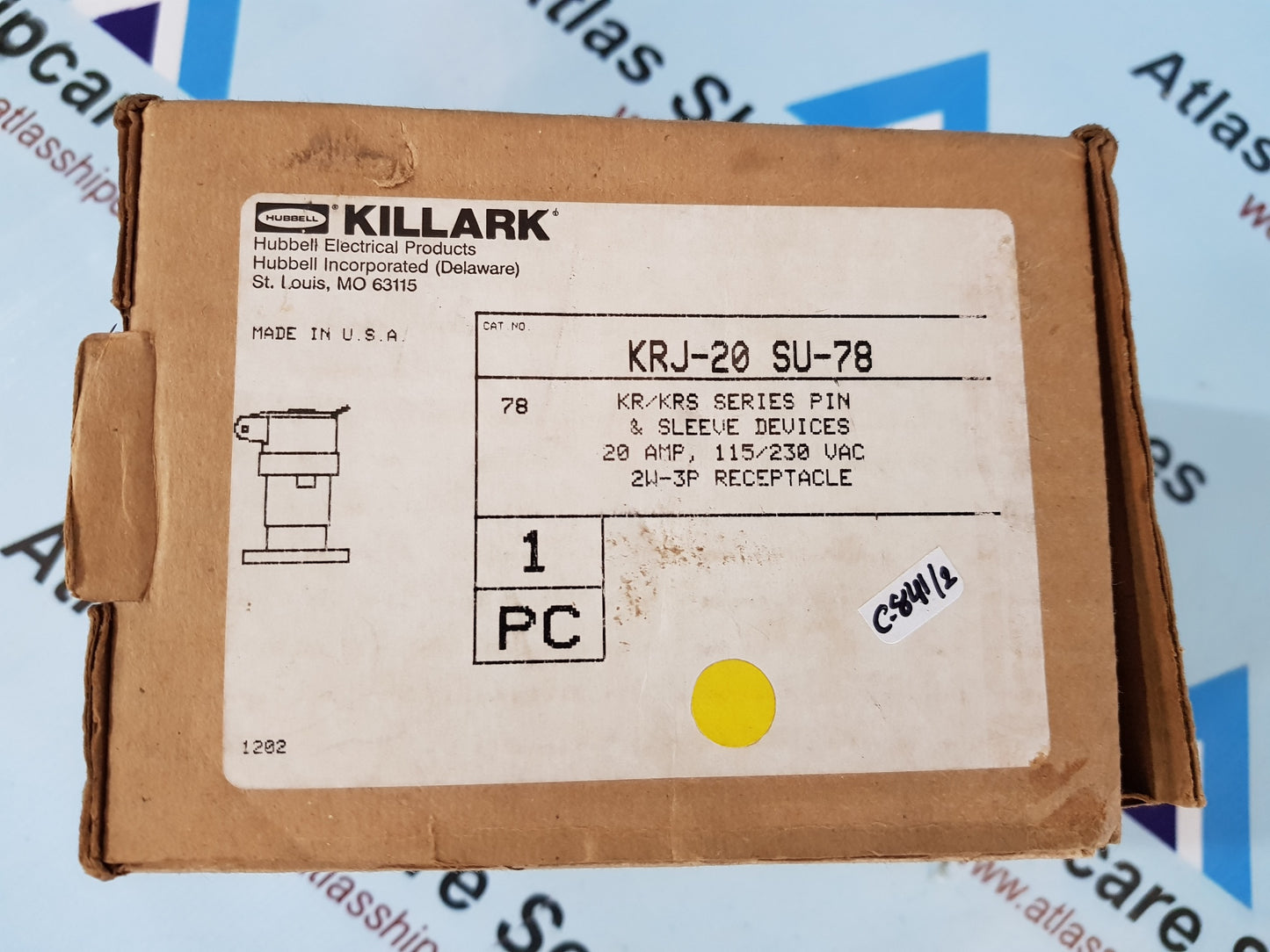 KILLARK KRJ-20 SU-78 DELATED ACTION RECEPTACLE