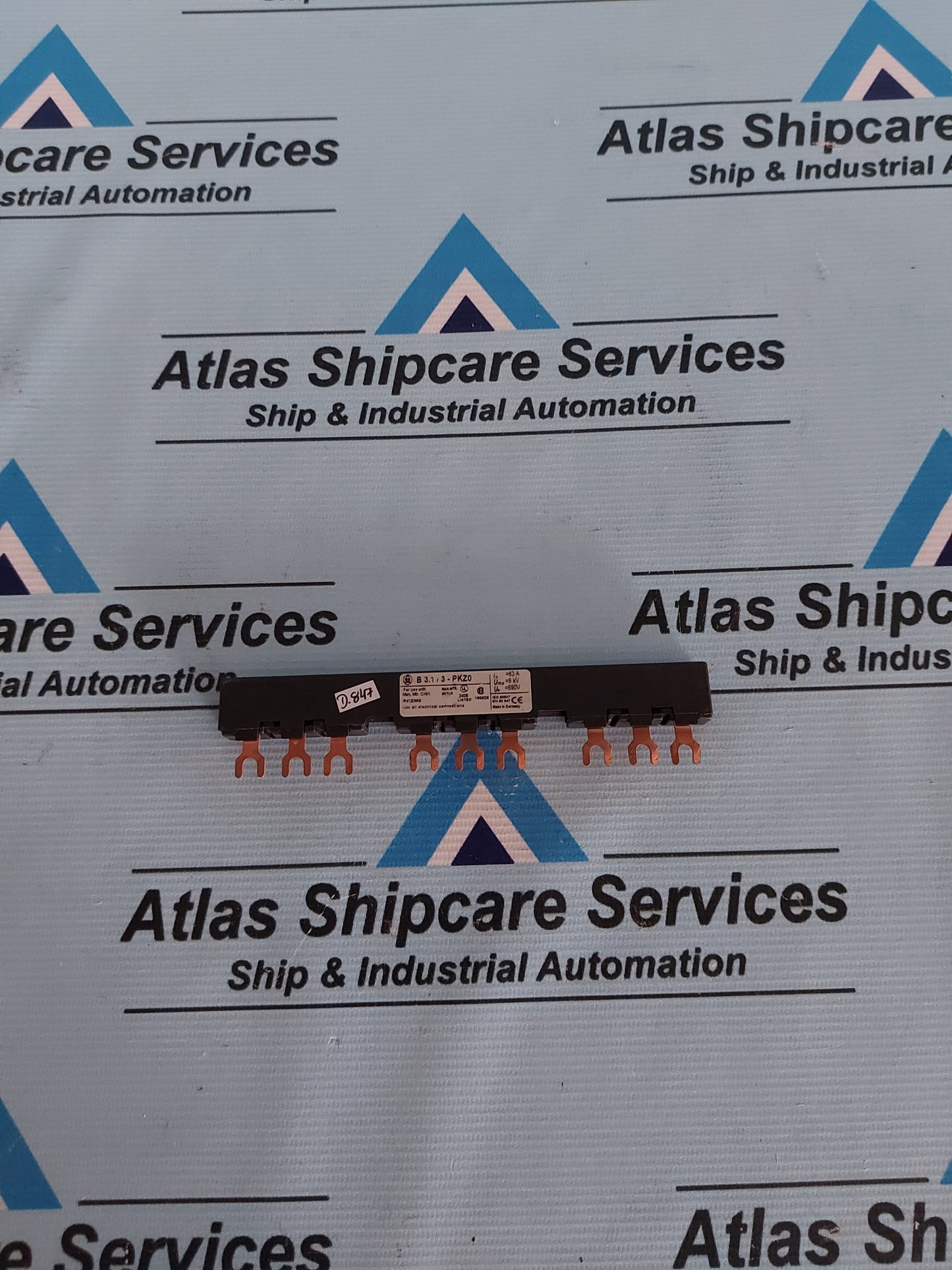 KLOCKNER MOELLER B 3.1/3-PKZ0 CONNECTOR FEEDER TEEMINAL