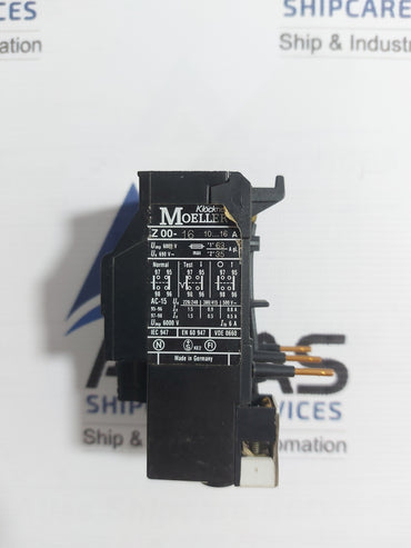 KLOCKNER MOELLER Z 00-16 10...16A OVERLOAD RELAY