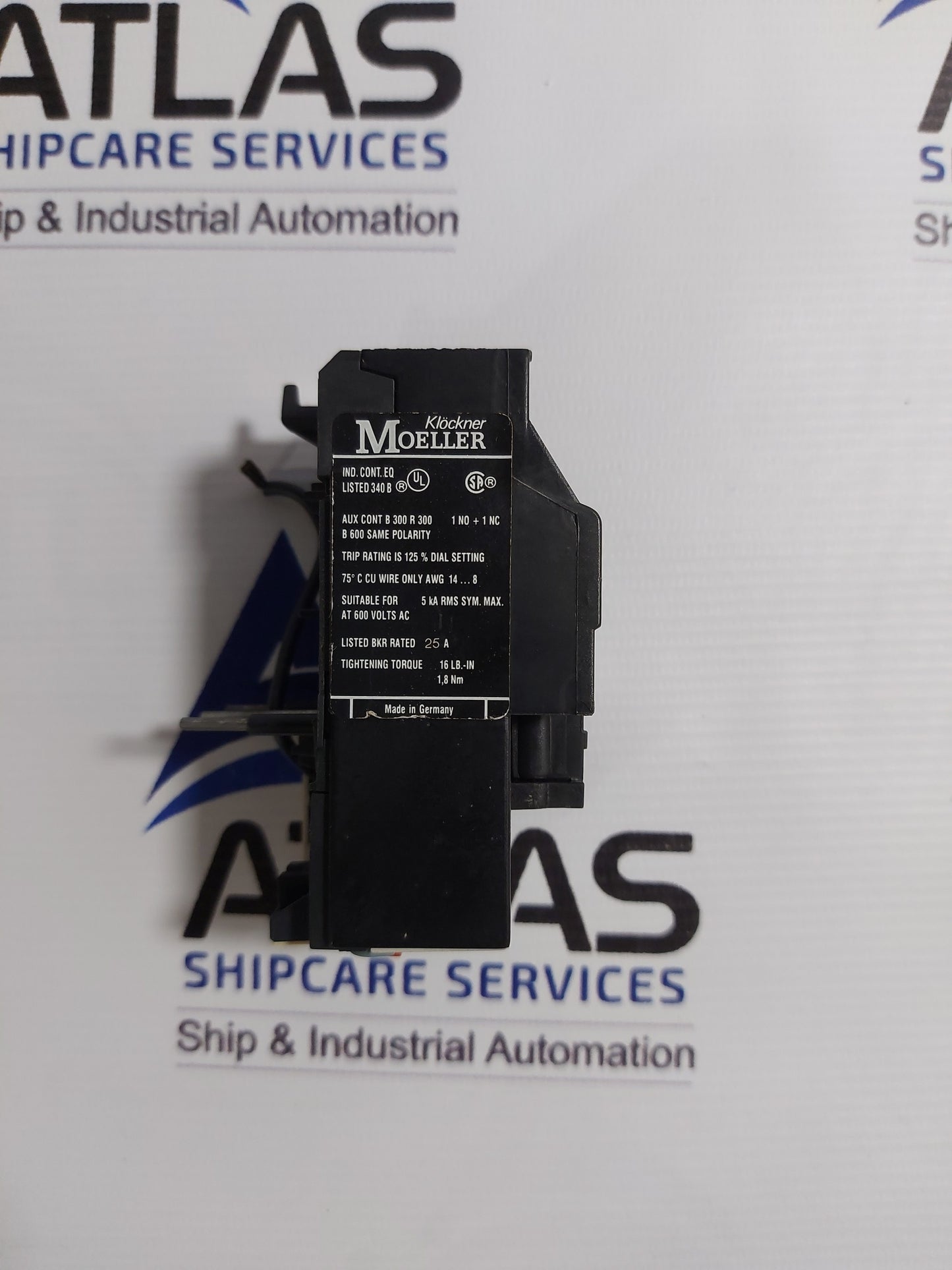 KLOCKNER MOELLER Z00-2,4 MOTOR PROTECTION RELAY 1,6...2,4A