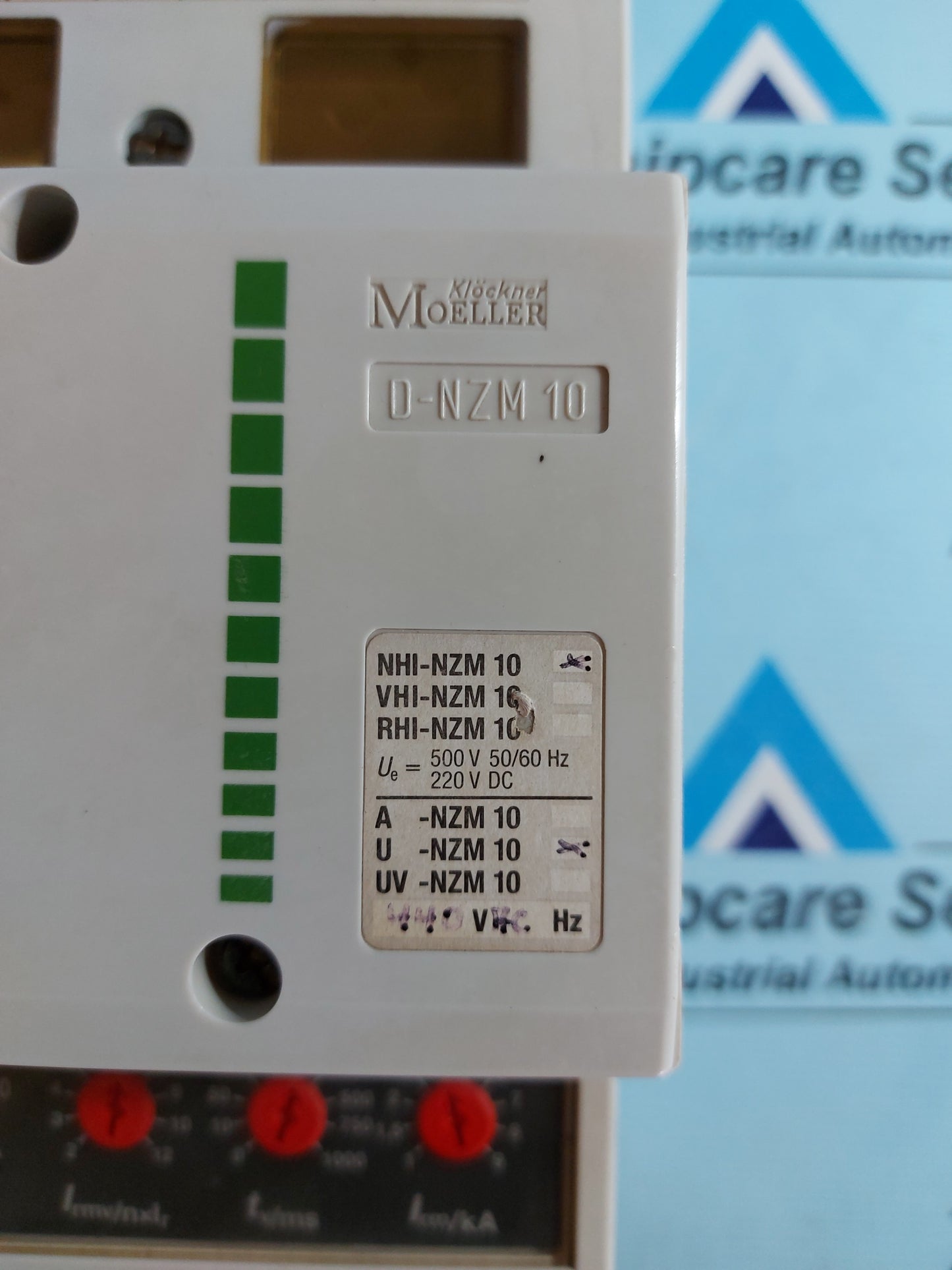 KLOCKNER MOELLER ZMV-400-NZM 10 MOLDED CASE CIRCUIT BREAKER