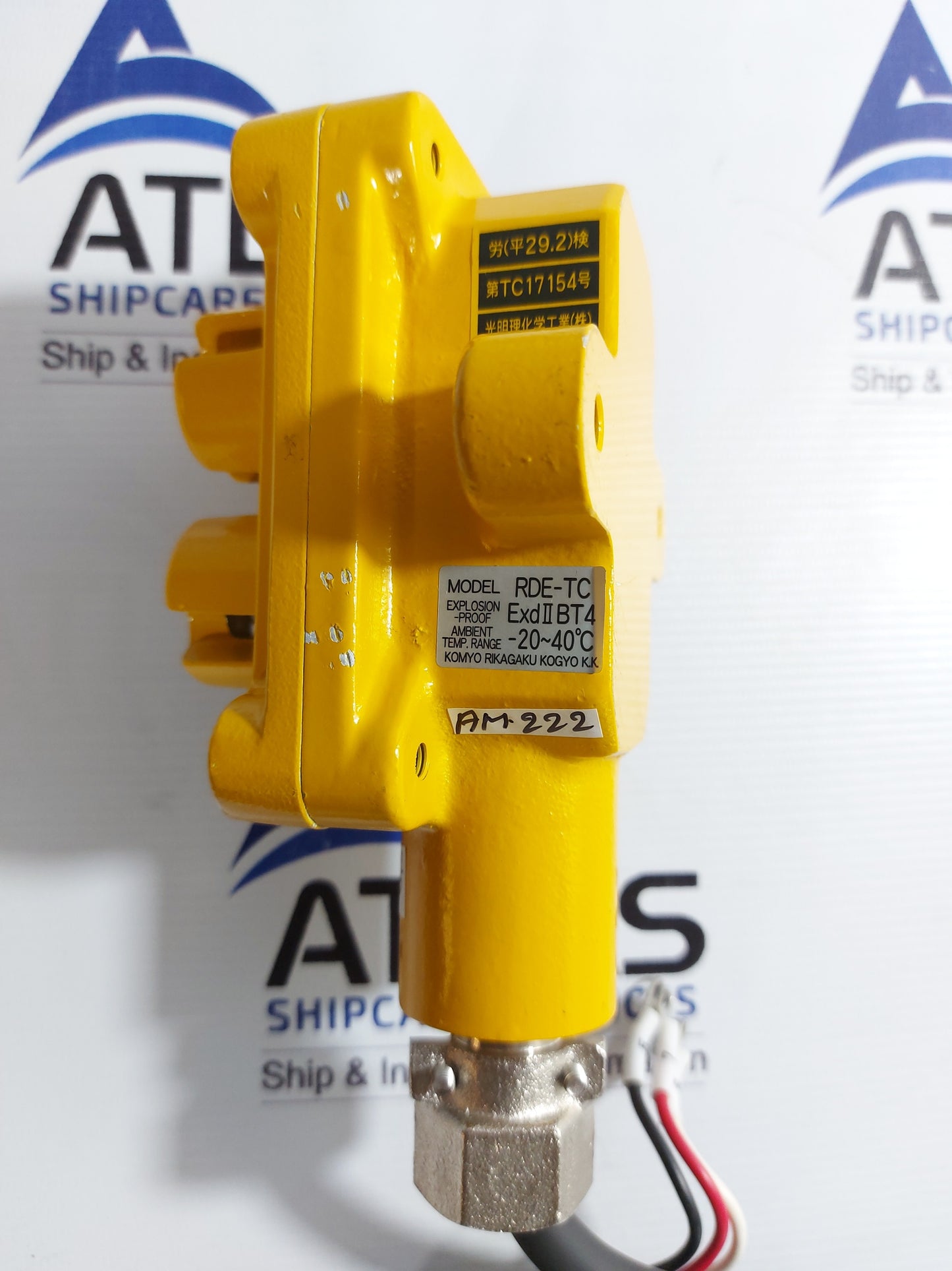 KOMYO RIKAGAKU KOGYO RDE-TC EXPLOSION GAS DETECTOR SENSOR HEAD