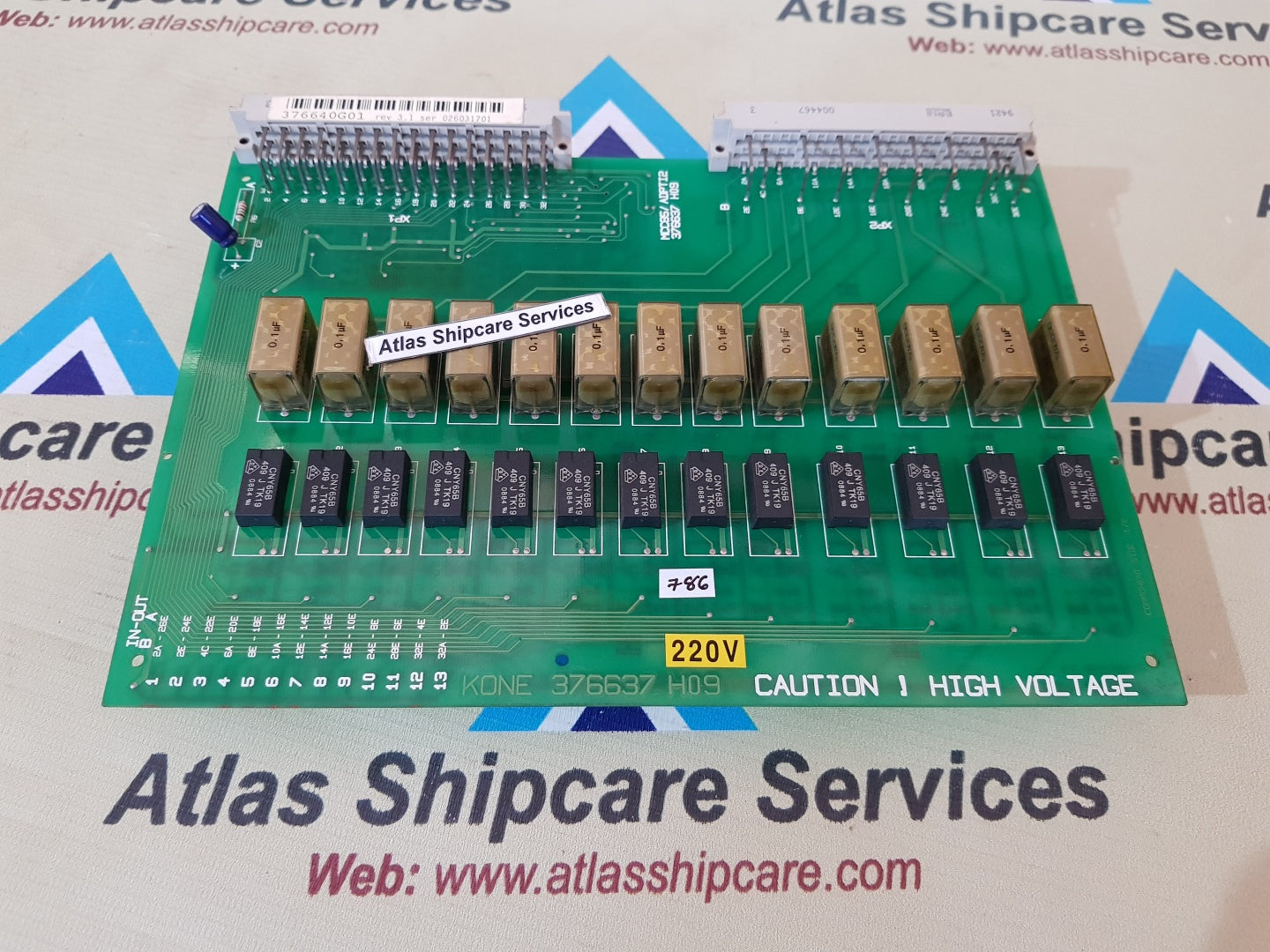 KONE 376640G01 H09 PCB OPTO ISOLATOR