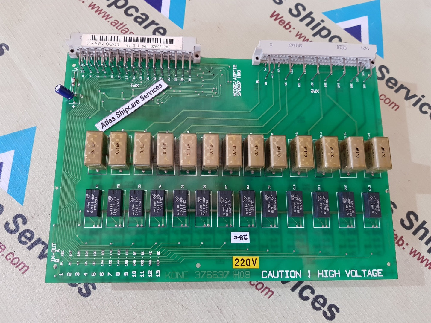 KONE 376640G01 H09 PCB OPTO ISOLATOR